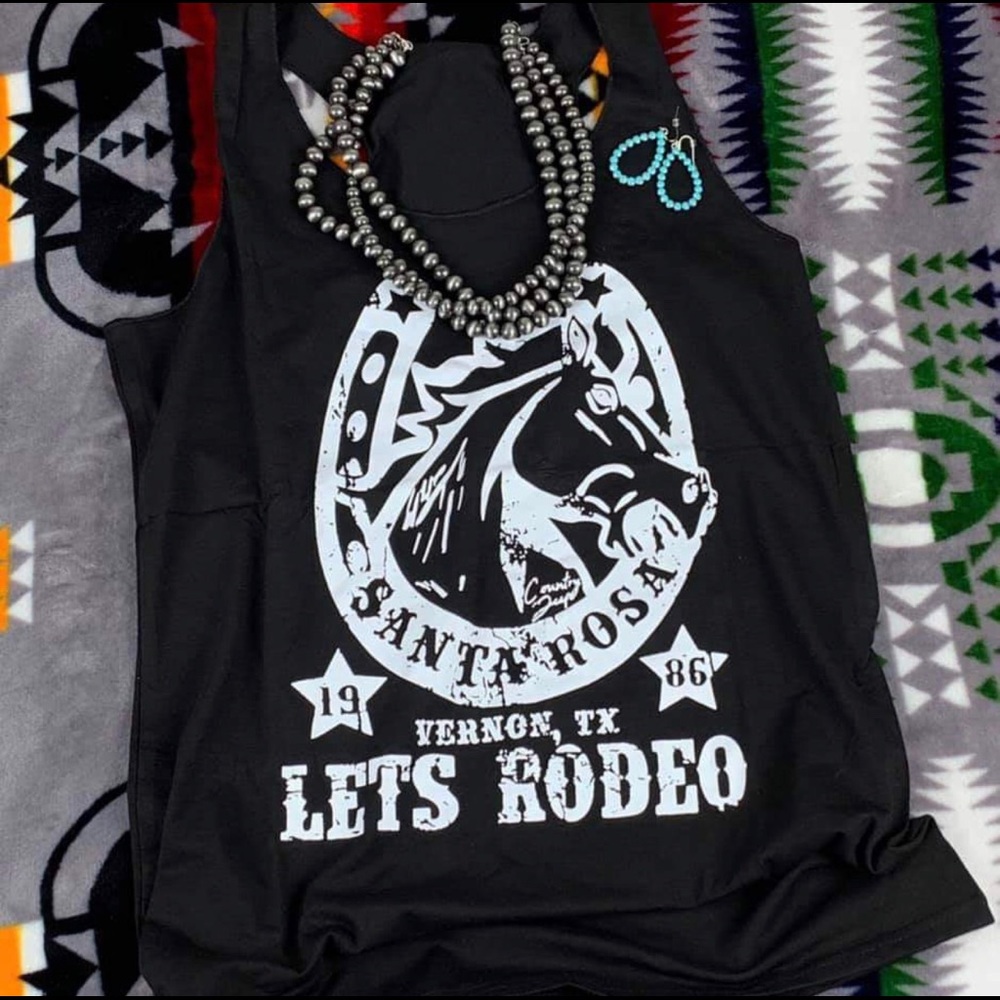 ISO western graffic tees and tanks size S and M